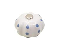 ITRHJTGP Maniglie Per Mobili Da Cucina Maniglia in ceramica a forma di zucca, stile pastorale, pomello creativo a foro singolo con vite, pomello for anta e cassetto dell'armadio.(Color7)