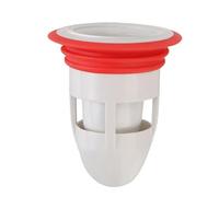 ITRHJTGP Nucleo Scarico Pavimento Deodorante Deodorante Nucleo di Scarico WC Bagno Scolapiatti Interno Fogna Controllo dei Parassiti Silicone Anti-Odore Artefatto Acqua Mare per Il Bagno(White,2pcs)