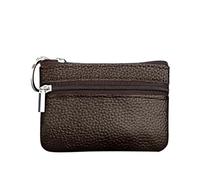 ITRHJTGP Portafoglio Donna Portafoglio piccolo da donna con portachiavi e portamonete in pelle cerniera(Coffee)