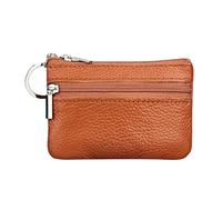 ITRHJTGP Portafoglio Donna Portafoglio piccolo da donna con portachiavi e portamonete in pelle cerniera(Brown)