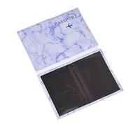 ITRHJTGP Portapassaporto Portadocumenti ultrasottile con motivo PU, portadocumenti, accessori for carte d'identità da viaggio Per viaggi di lavoro, viaggi(Purple)