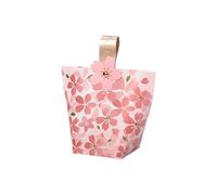 ITRHJTGP Scatole Caramelle Matrimoni 10 Pezzi Scatole di Caramelle Multi Tipo Sacchetti for Biscotti Carta Adesivi Ciliegia Sakura Scatola for Matrimonio(Cherry Pink)