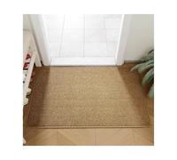 ITRHJTGP Zerbino Ingresso Interno Tappeti da esterno in finta iuta, zerbino, stile semplice, durevole, for ogni ingresso, tappeto multi-dimensione(Brown,60x90cm)