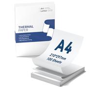 ItriAce M832 Pieghevole Carta Termica A4 per Stampante, Carta Termica A4, Compatibile con M832 M834 e Altre Stampante Portatile, 8,27" x 11,69", 100 Fogli