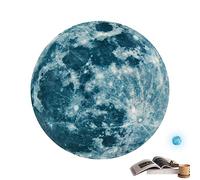 itrimaka Adesivi Luminosi - Adesivi murali Luna Fluorescente - Adesivi lunari Luminosi, con Tecnologia di Stampa, Adesivi murali lunari Fluorescenti per Camera da Letto, Studio, Camera dei Bambini