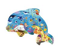 itrimaka Puzzle grossi | Puzzle di Delfini di Forma Irregolare da 108 Pezzi, Puzzle Coltiva Pensiero Logico, la creatività, la coordinazione Occhio-Mano Funzioni Decorative per Donne, Uomini