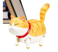itrimaka Statua di Gatto Carino da Tavolo | Figurina realistica del Gattino Che Cammina con Controllo 'Interruttore | Statuette da Collezione per vetrina, tavolino da caffè, Comodino, Tavolo
