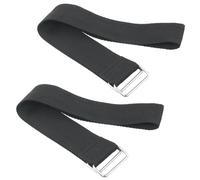 ITROLLE 2 cinghie di trazione nere a grandezza naturale per sollevare il letto di stoccaggio del letto idraulico