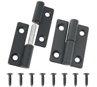 ITROLLE 2PCS 50x36x2mm Nero Lift Off Cerniera In Acciaio Inox 304 Sollevare Cerniere Staccabili Slip Joint Piccola Bandiera Cerniere per Porte di Cocco, Mancini