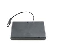 ITROLLE 8 x AA Battery Holder 8x1.5V 12V Black Battery Case Box con DC 5.5x2.1mm Connettore Maschio e Interruttore ON/OFF