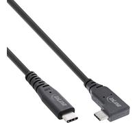 ITS 1,5 METRI Cavo USB4, USB-C, angolato singolo, PD 240W, 8K60Hz, TPE, nero