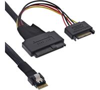 ITS 1 METRO cavo Slim SAS, da SFF-8654 4i a U.2 SFF-8639 + potenza SATA, 24Gb/s