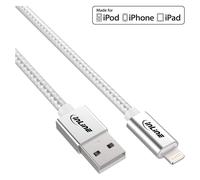 InLine 31411A - Cavo Lightning USB per iPad, iPhone, iPod, colore: Argento/Alluminio, 1 m