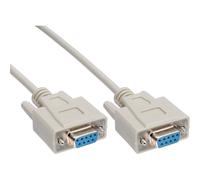 ITS 10 METRI Bulk Pack 15Pz., Cavo Nullmodem, 9pin femina/femmina, pressofuso