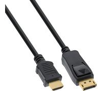 ITS 10 METRI Cavo DisplayPort 1.1 maschio a HDMI maschio, dorato, nero