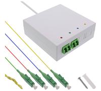 ITS 15 METRI Box di connessione FTTH preassemblato 4x LC/APC 9/125m