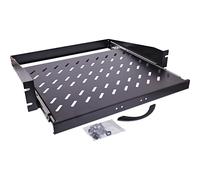 InLine 19" scaffale estraibile 350 mm 30 kg 2U nero RAL 9005 2 he 19114I