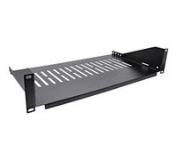 ITS 19 shelf, 250mm, 20kg, 2U, RAL 9005 nero