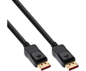 ITS 20 pezzi sfusi Cavo DisplayPort 1.4, nero, contatti placcati oro, 5 metri