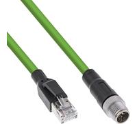 ITS 7,5 METRI Cavo di rete industriale, M12 8-pin X-coded to RJ45 plug Cat.6A PU