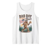 Its A Bad Day To Be A Beer 4th Of July Funny Beer Bigfoot Canotta