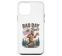 Its A Bad Day To Be A Beer 4th Of July Funny Beer Bigfoot Custodia per iPhone 12 mini