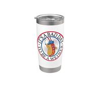 It's a Bad Day To Be A Weiner Divertente Rosso Bianco e Blu Bicchiere termico in acciaio inox doppia parete