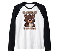 It's A Beautiful Day To Leave Me Alone Maglia con Maniche Raglan