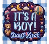 It's A Boy Story Baby Shower Guest Book Alternative Decorations: Simple Guestbook Keepsake Gift Ideas for Visitors to Sign In