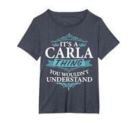 It's a Carla Thing You woulnot Understand V4 T-Shirt Maglietta, Donna Plus-Size, Pervinca, 1X