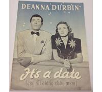 It's a Date Deanna Durbin Kay Francis Walter Pidgeon 1940 programma cinematog...