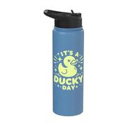 It's a Ducky Day Rubber Duck Stainless Steel Insulated Water Bottle