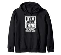 It's A Gaming Thing You Wouldn't Understand Gamer Felpa con Cappuccio