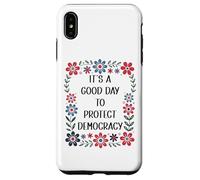 It's a Good Day to Protect Democracy Flag,Save Our Democracy Custodia per iPhone XS Max