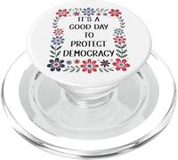 It's a Good Day to Protect Democracy Flag,Save Our Democracy PopSockets PopGrip per MagSafe