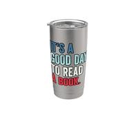 It's A Good Day To Read A Book Bicchiere termico in acciaio inox doppia parete