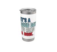 It's A Good Day To Read A Book Bicchiere termico in acciaio inox doppia parete