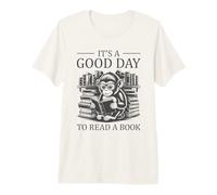 It's A Good Day To Read A Book Maglietta Premium