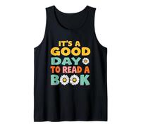 It's a Good Day to Read Cute Daisy Letters Book Lover Canotta