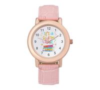 It's A Good Day to Read Orologio da polso da donna personalizzato alla moda con cinturino morbido regalo per compleanni San Valentino, Stile:, regular, MHXYZHW