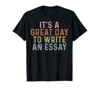 It's A Good Day To Write An Essay English Teacher Vintage Maglietta