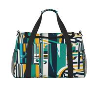 its a guard thing - Borsone da viaggio per uomini e donne, borsa da viaggio pieghevole e spaziosa borsa da viaggio per riporre articoli da toeletta, articoli personali, nero, L, Nero , L