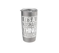 It's A Koshari Thing You Wouldn't Understand Koshary Egypt Bicchiere termico in acciaio inox doppia parete
