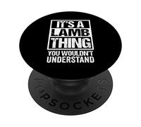 It's A Lamb Thing You Wouldn't Understand Surname Name PopSockets PopGrip Adesivo