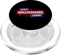 It's A Millionaire Thing Rich Person Entrepreneur Quote PopSockets PopGrip per MagSafe