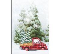 It's a Red Truck Winter: Hardcover Journal/ Notebook