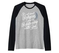 It's A Relationship with God Not Religion - Maglia con Maniche Raglan