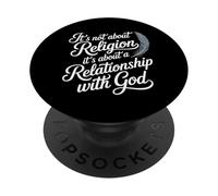 It's A Relationship With God Not Religion - PopSockets PopGrip Adesivo