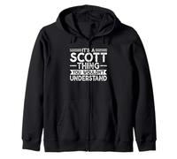 It's A SCOTT Thing You Wouldn't Understand Family Name Felpa con Cappuccio