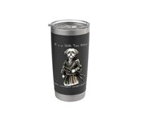 It's A Shih Tzu Thing Funny Samurai Dog Humor Bicchiere termico in acciaio inox doppia parete